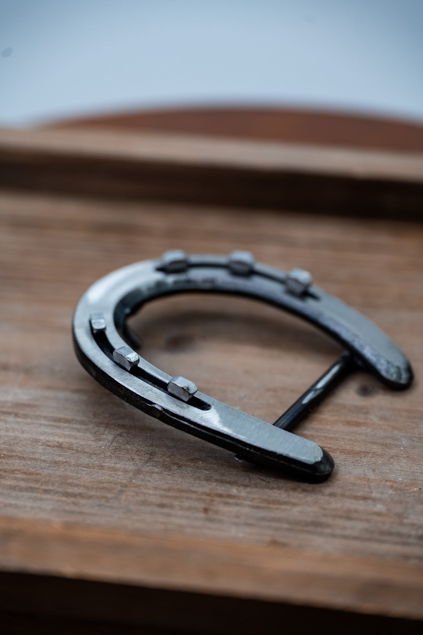 Pony Shoe- Polished Silver with Silver Nails