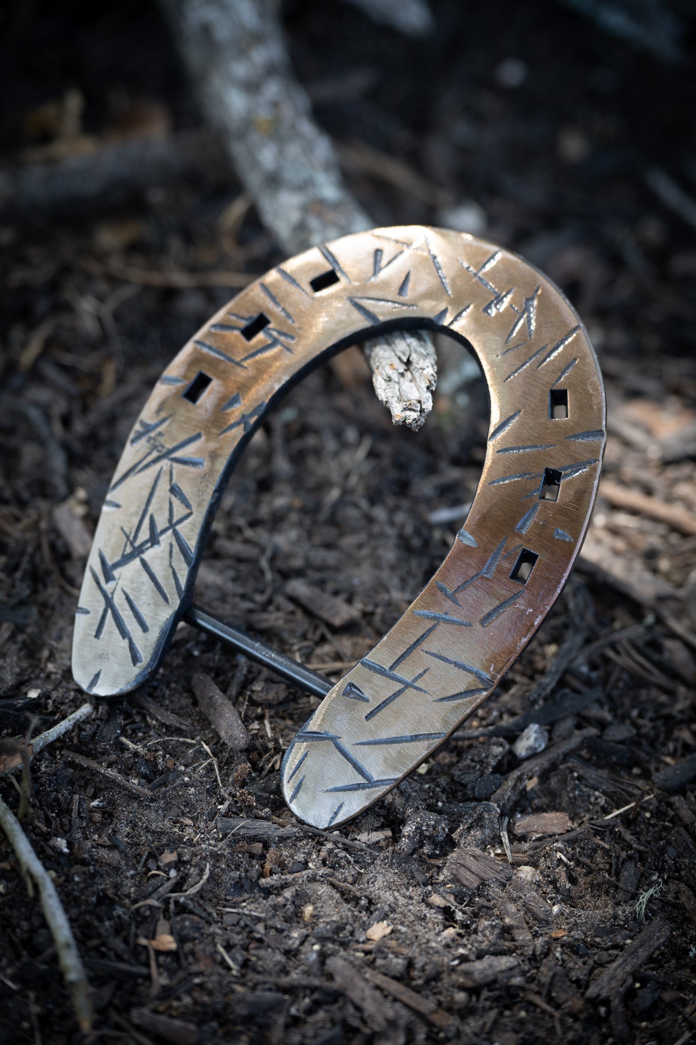 OG Gold/Bronze Distressed Slider