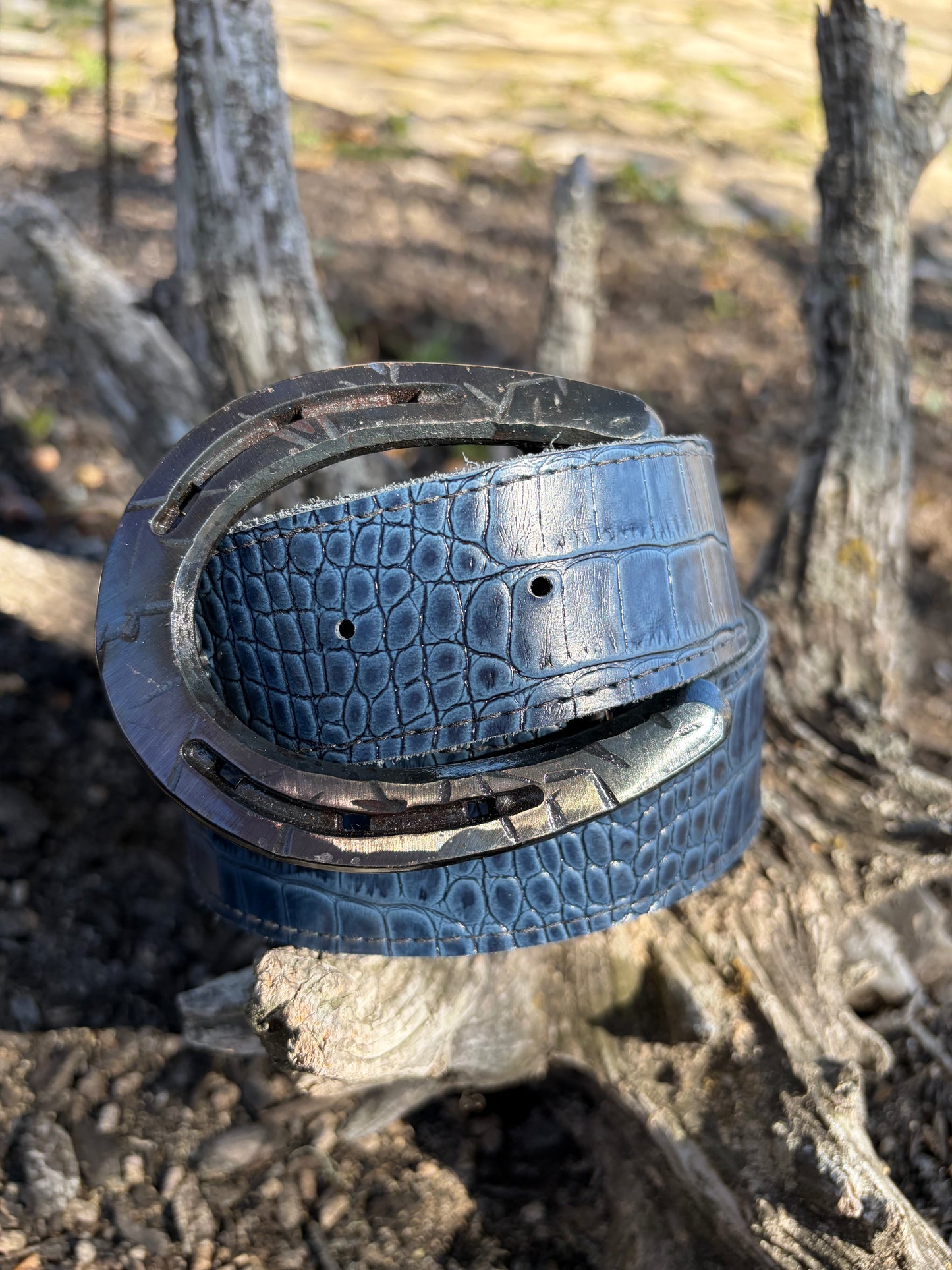 Pony-Gunmetal Distressed