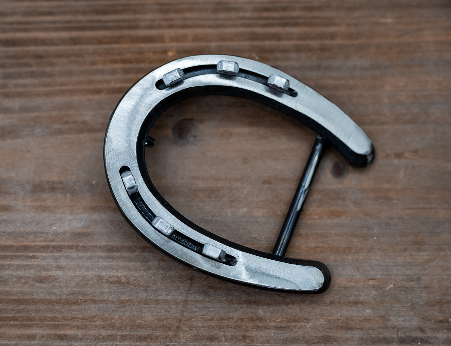 Pony Shoe- Polished Silver with Silver Nails