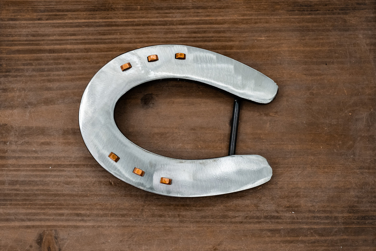 OG Polished Silver Slider with Copper Nails