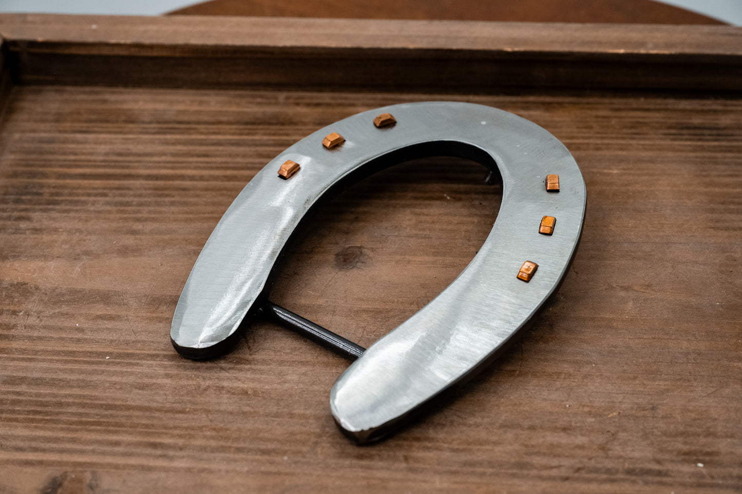 OG Polished Silver Slider with Copper Nails