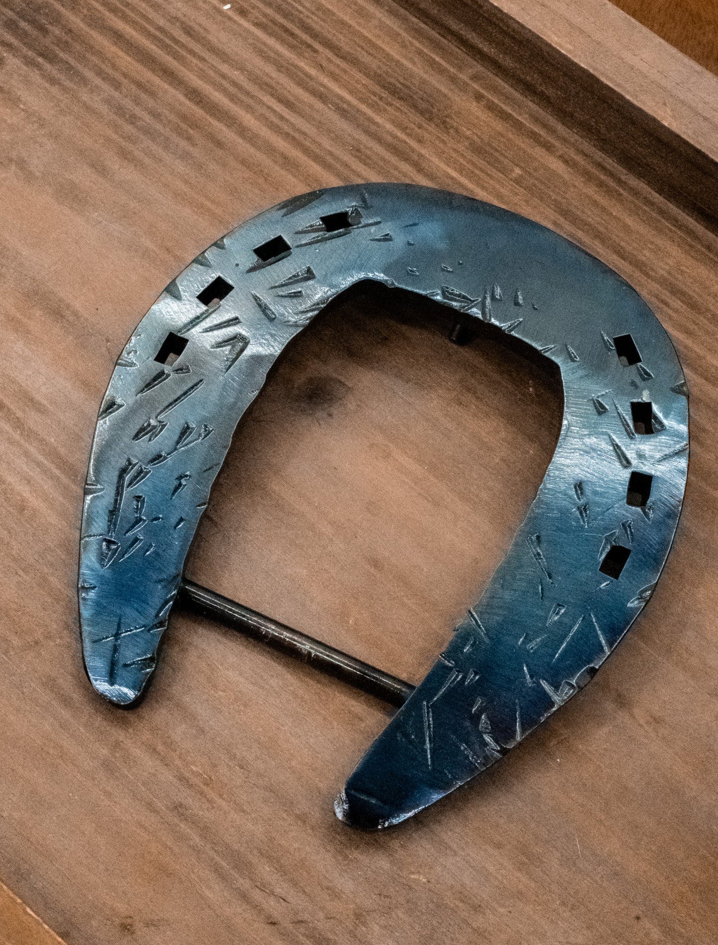 Square Toed Shoe-Blued Distressed