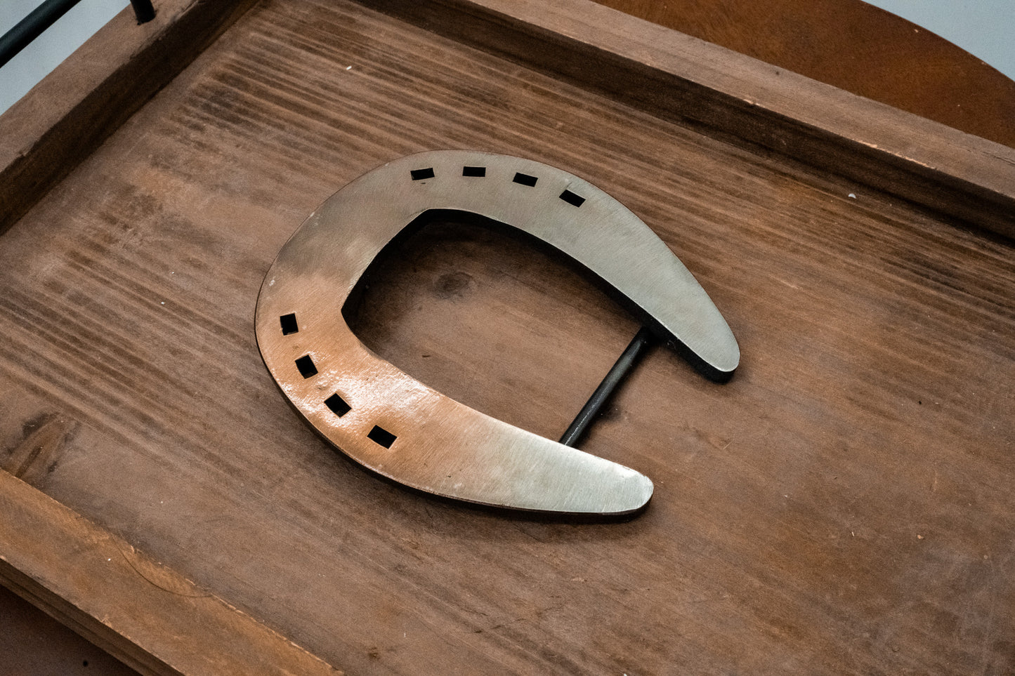 Square Toed Shoe-Gold/Bronze