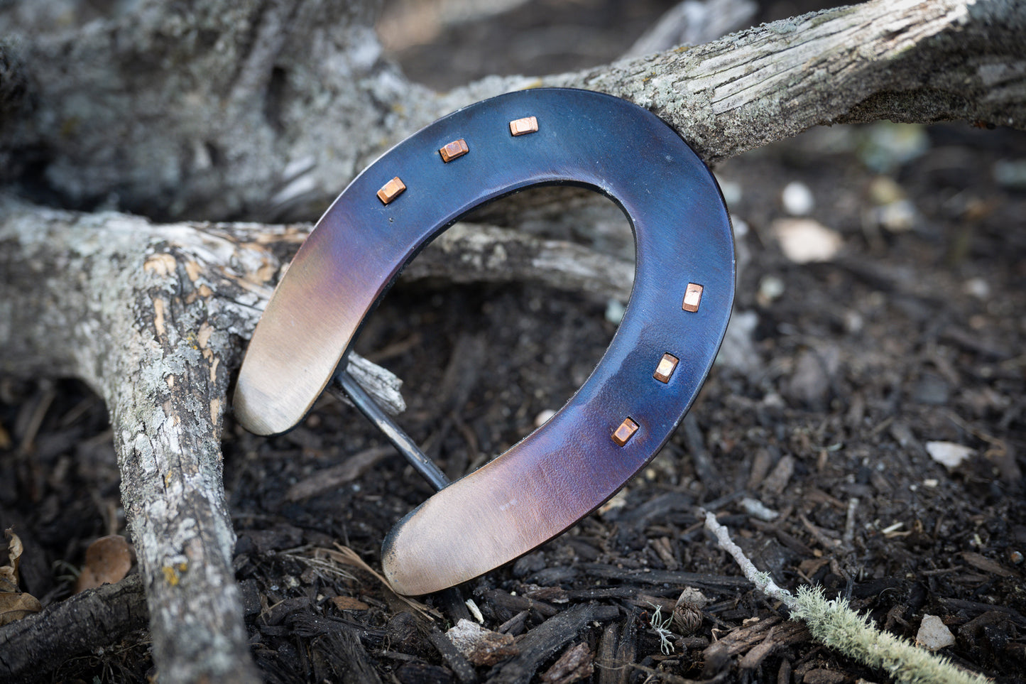 OG Blue Ombre Slider with Copper Nails