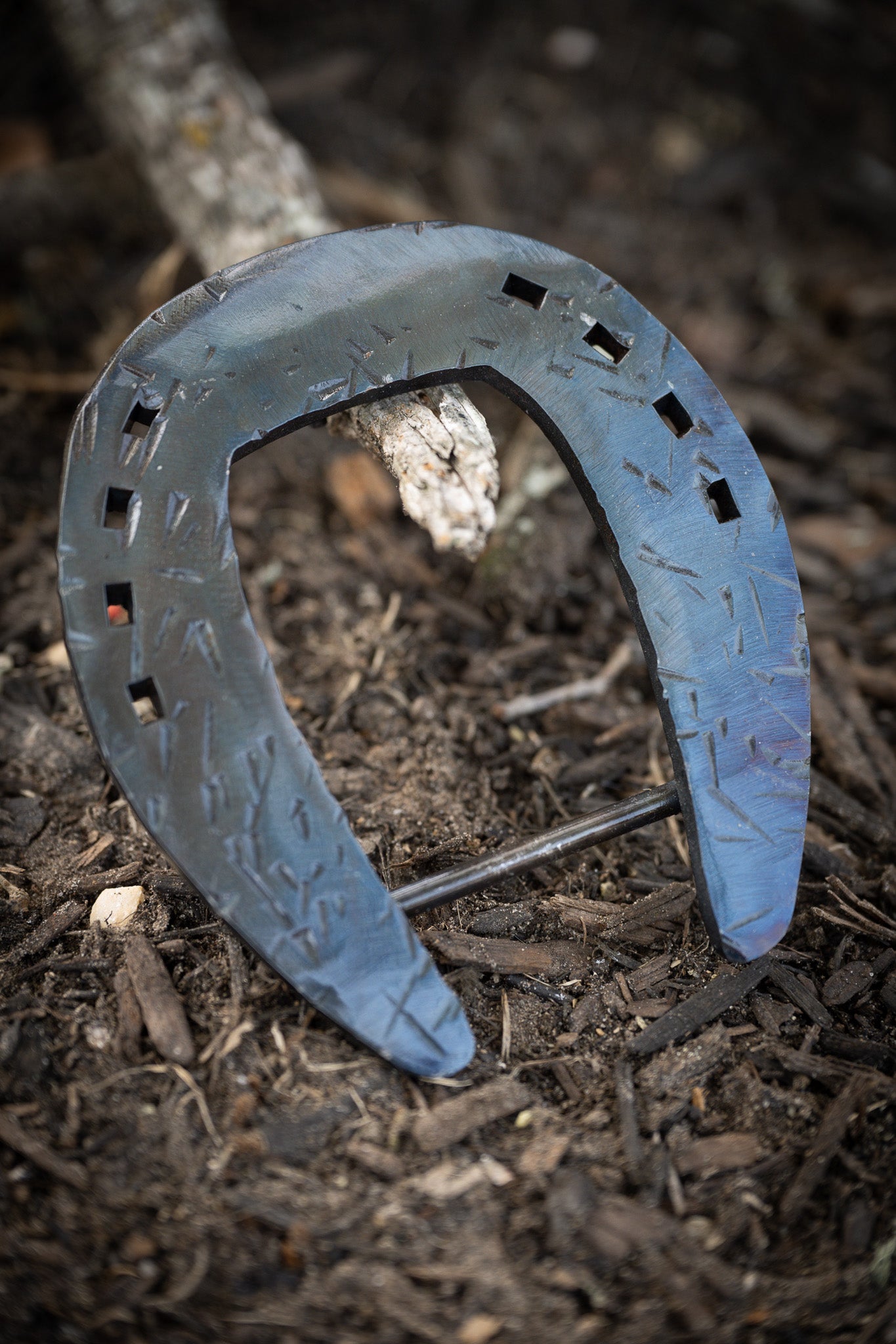 Square Toed Shoe-Blued Distressed