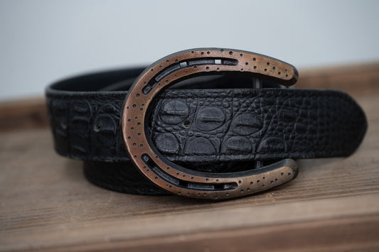 Gold/Bronze Dimpled Pony Shoe