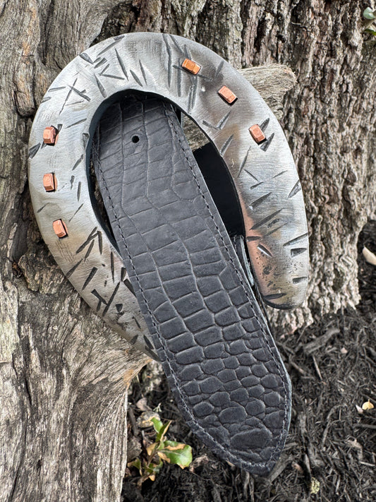 OG Silver Distressed with Copper Nails